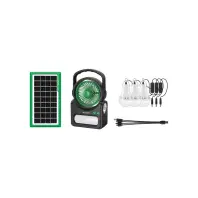 Ліхтар NEWVEW з вентилятором комплект NV-T255 Solar Panel 4500mAh (NWVW-NV-T255-GN) Ліхтар NEWVEW з вентилятором комплект NV-T255 Solar Panel 4500mAh (NWVW-NV-T255-GN)
