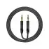 Кабель мультимедійний 3.5mm M to 3.5mm M black BOROFONE (6974443389166)