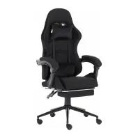Крісло ігрове GT Racer X-2324 Black Suede (X-2324 Fabric Black Suede)