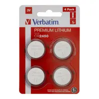 Батарейка Verbatim CR 2450 Lithium 3V * 4 (49535) Батарейка Verbatim CR 2450 Lithium 3V * 4 (49535)