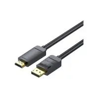Кабель мультимедійний DisplayPort M to HDMI M 2.0m 4K black Vention (HAGBH)