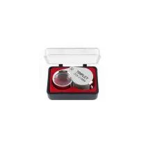 Лупа Voltronic ручна TRIPLET 20X-21mm, складана (брелок), метал-скло, пластикова коробка. 60 * 24 * 18mm. (1152/TR20X-21)