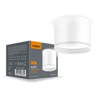 Світильник Videx під лампу GX53 накладний Білий (VL-SPF35A-W) Світильник Videx під лампу GX53 накладний Білий (VL-SPF35A-W)