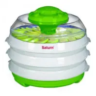 Сушка для овочів та фруктів Saturn ST-FP0112 Green-white Сушка для овочів та фруктів Saturn ST-FP0112 Green-white