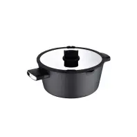 Каструля Bergner Ion, з кришкою 6 л (BG-35802-BK) Каструля Bergner Ion, з кришкою 6 л (BG-35802-BK)