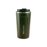 Термокружка Merlion MugCoffe 500 мл з відкидною кришкою, зелена (MugCoffe-500Green)