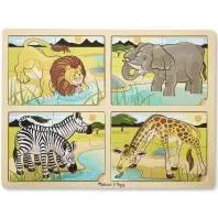 Пазл Melissa&Doug Мега 4 в 1 "Сафарі" (MD9366) Пазл Melissa&Doug Мега 4 в 1 "Сафарі" (MD9366)