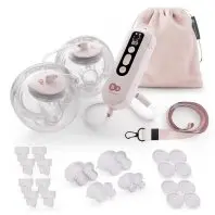 Молоковідсмоктувач Kinderkraft подвійний електричний GentleFlow Pink (5902533931033)