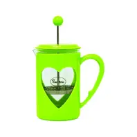 Френч-прес Con Brio Серце 600 мл Зелений (CB-5660-green)
