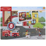 Розвиваюча іграшка Melissa&Doug Звуковий пазл Пожарна частина (MD10736) Розвиваюча іграшка Melissa&Doug Звуковий пазл Пожарна частина (MD10736)