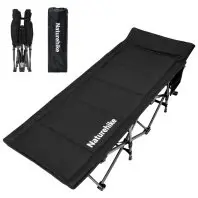 Розкладачка Naturehike CNK2300WS010, поліестер Oxford, чорна (6976507665209)