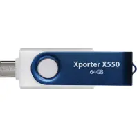 Флешка USB  Patriot Xporter X550 64GB  (PS64GX550AAD)