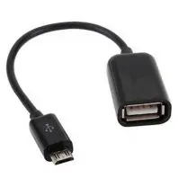 Дата кабель OTG USB 2.0 AF to Micro 5P 0.16m Lapara (LA-UAFM-OTG black) Дата кабель OTG USB 2.0 AF to Micro 5P 0.16m Lapara (LA-UAFM-OTG black)