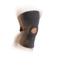 Фіксатор коліна MadMax MFA-297 Knee Support with Patella Stabilizer Dark Grey/Orange L (MFA-297_L)