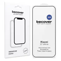 Скло захисне BeCover 10D Xiaomi 17 Ultra Black (715711)