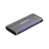 Кишеня зовнішня Maxxter USB-C USB 3.1 Gen2 M.2 NVMe 10Gbps RGB gray (EHDE-2280SRGB-01)