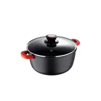 Каструля Bergner Chroma, з кришкою 20 см, 2.2 л (BG-30114-BK)