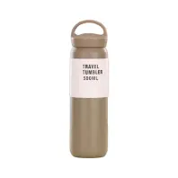 Термос Merlion Travel Tumbler 350 мл, подвійна кришка з ручкою, сірий (SUS304-350Gr) Термос Merlion Travel Tumbler 350 мл, подвійна кришка з ручкою, сірий (SUS304-350Gr)
