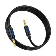 Кабель мультимедійний 3.5mm M to 3.5mm M 1.0m silicone BL20 black BOROFONE (6941991114373) Кабель мультимедійний 3.5mm M to 3.5mm M 1.0m silicone BL20 black BOROFONE (6941991114373)