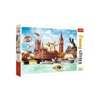 Пазл Trefl Funny Cities Собаки в Лондоні 1000 елементів (5900511105964)
