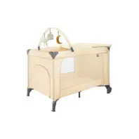 Дитячий манеж MoMi BELOVE PLUS бежевий (LOZE00026)