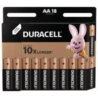 Батарейка Duracell AA лужні 18 шт. в упаковці (5000394107519 / 5006192) Батарейка Duracell AA лужні 18 шт. в упаковці (5000394107519 / 5006192)