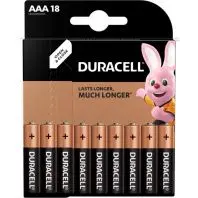 Батарейка Duracell AAA лужні 18 шт. в упаковці (5000394107557 / 81546741) Батарейка Duracell AAA лужні 18 шт. в упаковці (5000394107557 / 81546741)