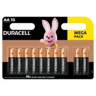 Батарейка Duracell AA лужні 10 шт. в упаковці (5002508/5006461)