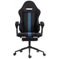 Крісло ігрове GT Racer X-2331 Black/Blue (X-2331 Fabric Black/Blue) Крісло ігрове GT Racer X-2331 Black/Blue (X-2331 Fabric Black/Blue)