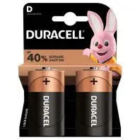 Батарейка Duracell D LR20 лужна 2шт. в упаковці (81545439/5005987/5014435)