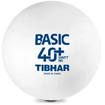 М'ячик для настільного теніса Tibhar Basic 40+ SYNTT NG 6 шт (85511200) (931890)