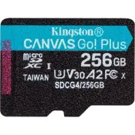 FLASH пам'ять Kingston Canvas Go Plus Class 10 UHS-I U3 V30 A2 Micro SDXC 256GB  (SDCG4/256GBSP)