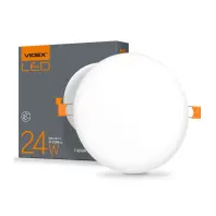 Світильник Videx LED 24W 4100K (VL-DLFR-244)