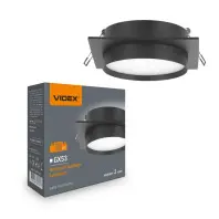 Світильник Videx під лампу GX53 врізний Квадратний Чорний (VL-SPF33S-B) Світильник Videx під лампу GX53 врізний Квадратний Чорний (VL-SPF33S-B)