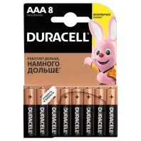 Батарейка Duracell AAA лужні 8 шт. в упаковці (5000394203341 / 81480364) Батарейка Duracell AAA лужні 8 шт. в упаковці (5000394203341 / 81480364)
