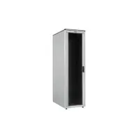 Шафа напольна Lande DYNAmic Series 42U 600x1000, двері перф. 80%, RAL7035, Light Grey (LN-FS42U6010-LG-SSAA-E)