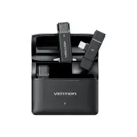 Мікрофон Vention USB-C 2-Pack Wireless Lavalier with Charging Case (NCAB0) Мікрофон Vention USB-C 2-Pack Wireless Lavalier with Charging Case (NCAB0)
