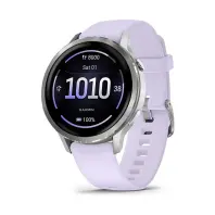 Смарт-годинник Garmin Venu 4 (41mm), Gray w/ Silver + Periwinkle, GPS смарт-годинник (010-03013-01)