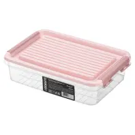 Харчовий контейнер Ardesto Fresh 1.8л, пластик, прямокутна, рожевий (AR1305P)