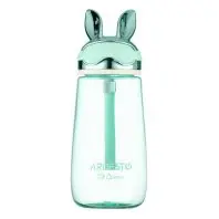 Пляшка для води Ardesto Bunny 600мл, пластик, зелений (AR2260BB)