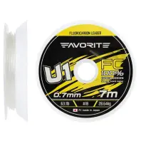 Флюорокарбон Favorite U1 FC 7m 18/0.70mm 63.1lb/28.64kg (1693.11.92)