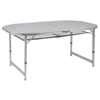 Туристичний стіл Bo-Camp Premium Oval 150x80 cm Grey (1404405) Туристичний стіл Bo-Camp Premium Oval 150x80 cm Grey (1404405)