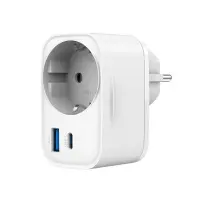 Зарядний пристрій Gembird 1xUSB-C PD20W + 1xUSB QC3.0 + Schuko white (TA-ACPDQC20-01-W) Зарядний пристрій Gembird 1xUSB-C PD20W + 1xUSB QC3.0 + Schuko white (TA-ACPDQC20-01-W)