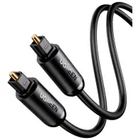 Кабель мультимедійний Optical Toslink 3.0m AV122 black Ugreen (70893)