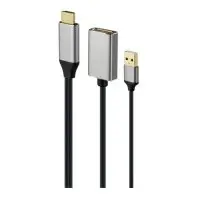 Перехідник Cablexpert HDMI to DisplayPort 4K 60Hz (A-HDMIM-DPF-02) Перехідник Cablexpert HDMI to DisplayPort 4K 60Hz (A-HDMIM-DPF-02)
