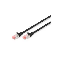 Патч-корд 0.25м, CAT 6 S-FTP, AWG 27/7, LSZH, Black Digitus (DK-1644-0025/BL) Патч-корд 0.25м, CAT 6 S-FTP, AWG 27/7, LSZH, Black Digitus (DK-1644-0025/BL)