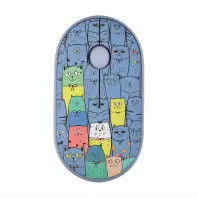 Миша 2E MF300 Pets Cats Silent Wireless Blue  (2E-MF300WPETSBL)