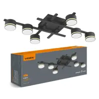 Світильник Videx під лампу 6xGX53 (VL-SPF31-6B) Світильник Videx під лампу 6xGX53 (VL-SPF31-6B)