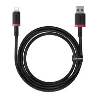 Кабель Baseus Dura Series 2.4A AM / Lightning 1m Black/red  (P10377801U01-01)
