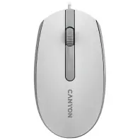 Мишка Canyon M-10 USB White Grey (CNE-CMS10WG)
